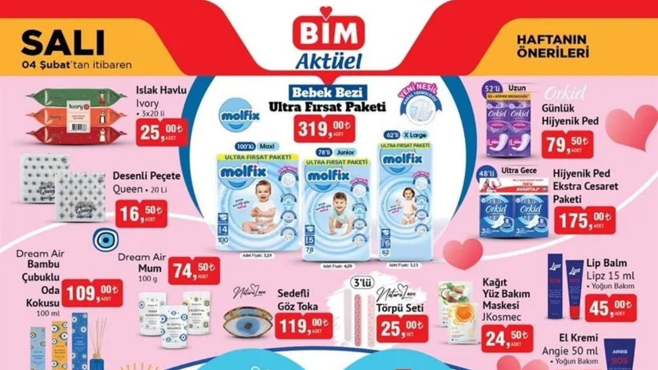 BİM 4-5 Şubat 2025 Aktüel Ürünler Kataloğu Yayınlandı