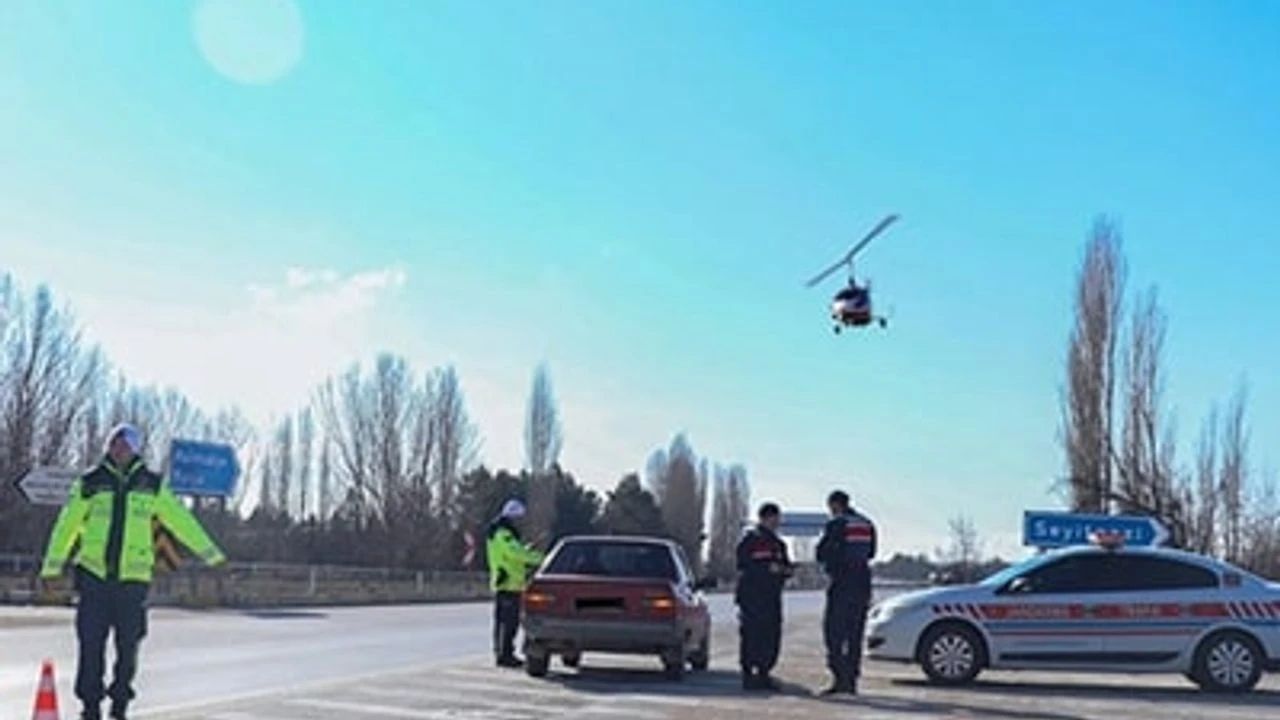 Cayrokopter ile Havadan Trafik Denetimi 71 Bin 563 TL İdari Para Cezası Kesildi