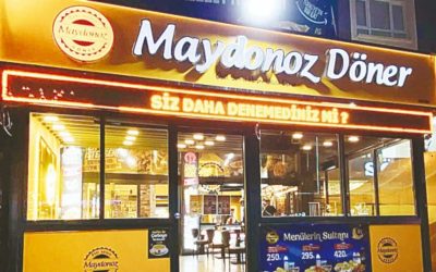 Maydonoz Döner’in 6 şubesinden FETÖ’ye 7,6 milyon lira para aktarıldı.