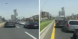 Ambulansa yol vermemeleri nedeniyle düğün konvoyuna ceza!