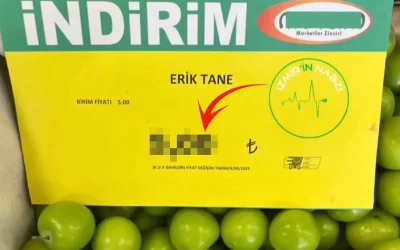 Markette tek tek satılan erik fiyatı herkesi şaşırttı!