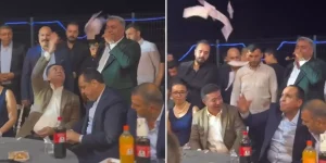 Belediye başkanlarının düğün eğlencesi: Para atma yarışı!