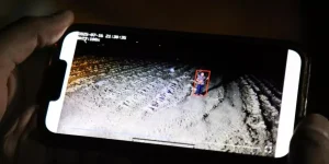 Silahla nöbet tutarak beyaz altının koruması!