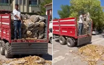Bedava Patates Dağıtan Çiftçiye 17 Milyon TL’ye Kadar Ceza Yolda