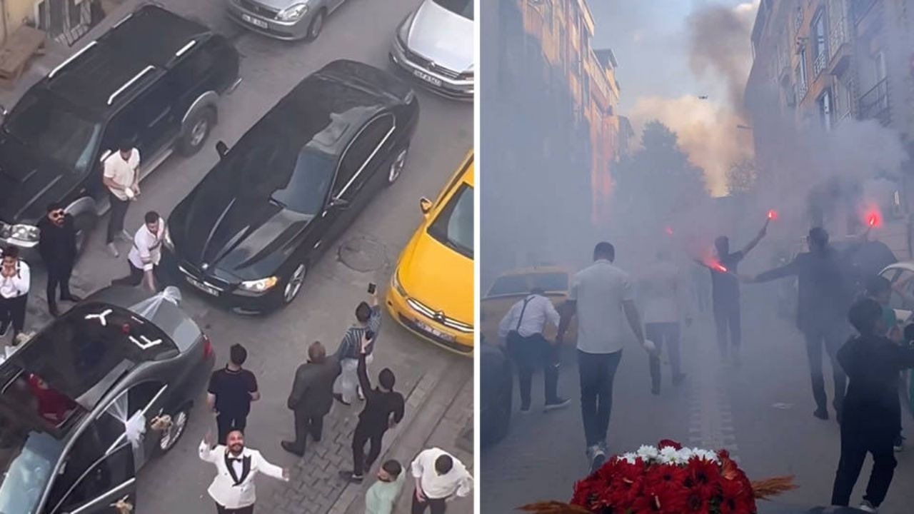 Düğün Konvoyu Yüzünden Trafiği Kesince Cezayı Hak Ediyor