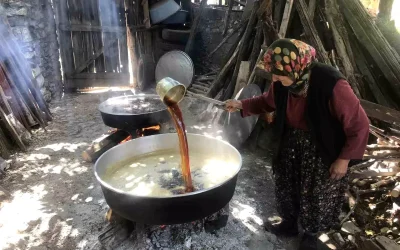 50 kg Kazanlarda Külle Kaynatılan ve 500 TL’ye Satılan Kilo