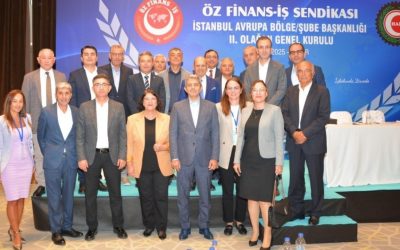 Mümin Evren, Öz Finans İş Sendikası Başkanı oldu.