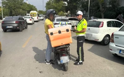 Manisa’da Kask ve Kaldırım Denetimlerinde 826 Sürücü Ceza Aldı