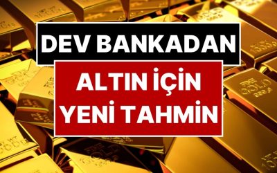 Altın yatırımcılarına kısa vadeli tahmin: Dev bankanın öngörüsü