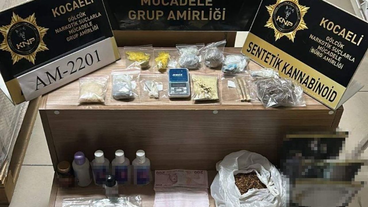 Kocaeli'de Uyuşturucu Operasyonu 10 Gözaltı, 6 Tutuklama
