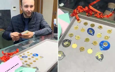 Damat düğünden sonra altınları kuyumcuda sattı.