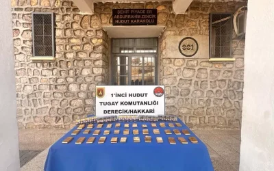 Hakkari Hududunda 36 Kilo Altın ve 51 Paket Sigara Yakalandı