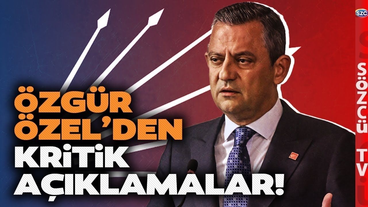 CHP Grup Toplantısı Özgür Özel'den İmamoğlu Vurgusu