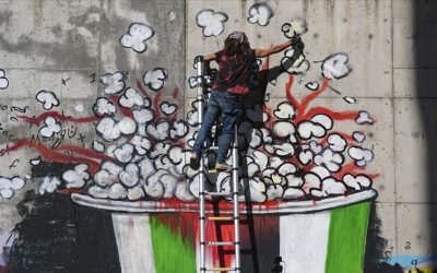 Gazze’de Çevre Felaketine Dikkat Çeken Duvar Sanatı