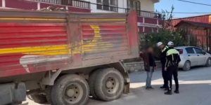 Sürücü belgesiz kamyon kullanımına ağır ceza: 41.866 TL