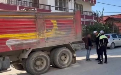 Sürücü belgesiz kamyon kullanımına ağır ceza: 41.866 TL