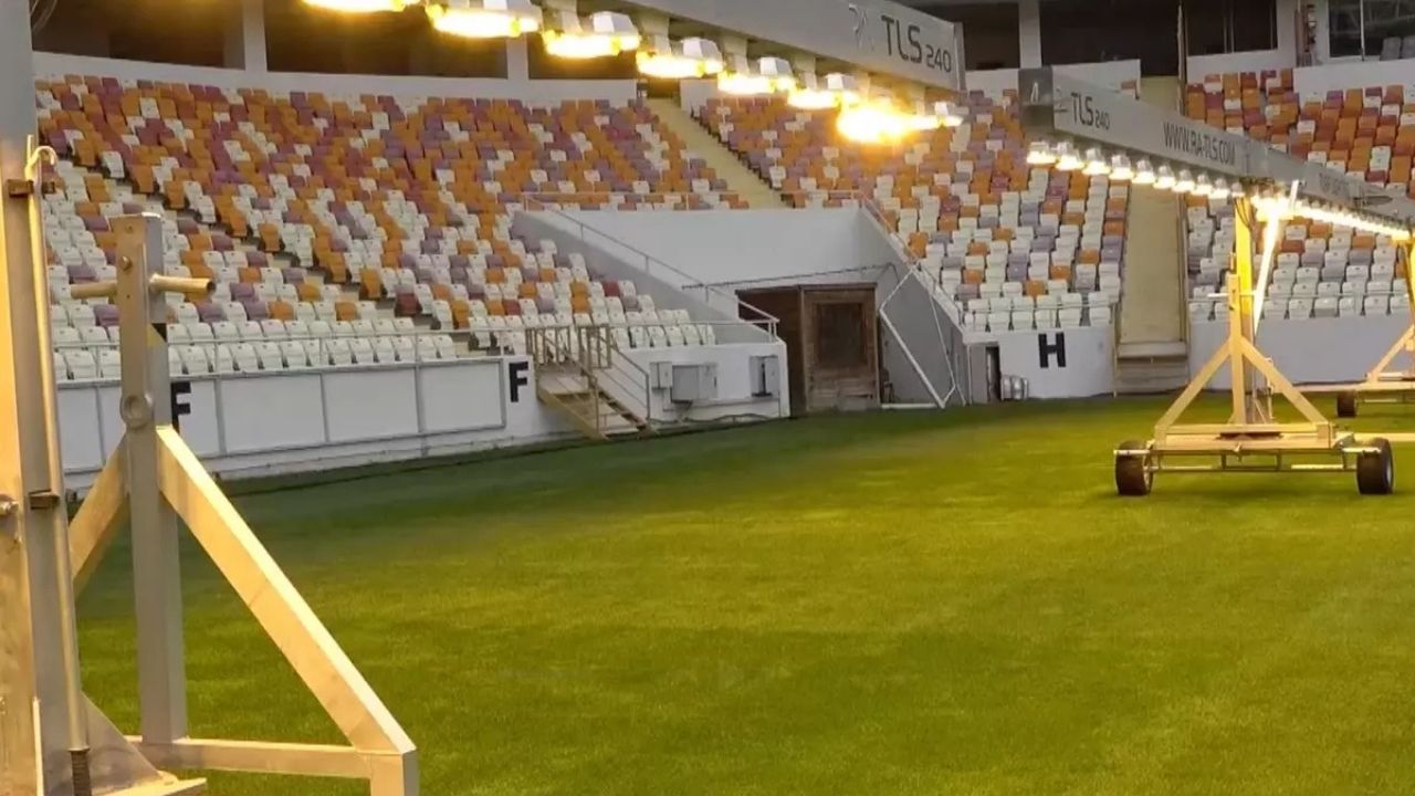 -40 puanlı Yeni Malatyaspor’un stat zemini Süper Lig takımlarını bile geride bıraktı