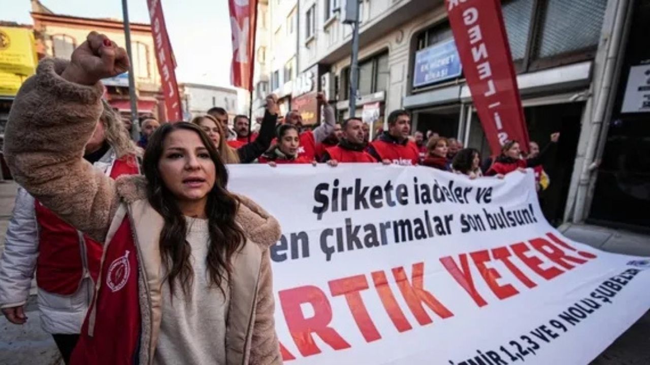 İzmir'de Belediye İşçileri Grevde Üçüncü Gününde Artık Yeter!