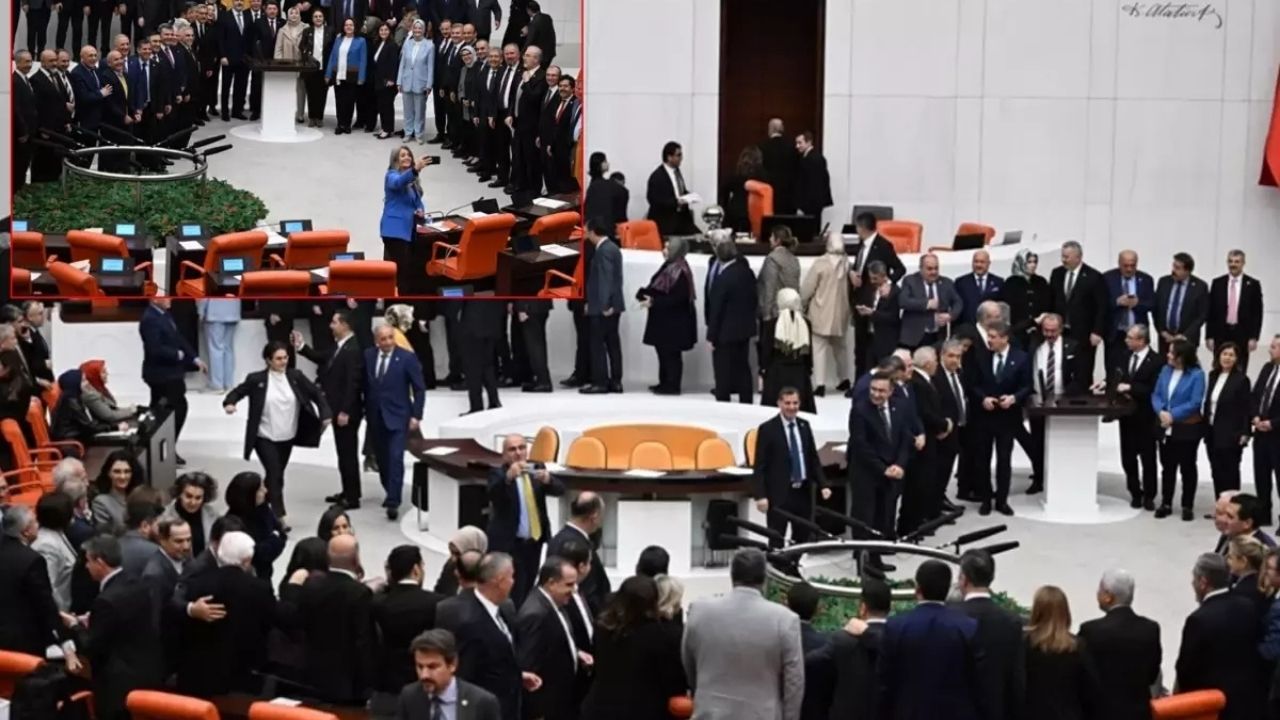 Meclis’te Nadir Görülen An CHP’li Vekilin Jestine AK Partililerden Alkış