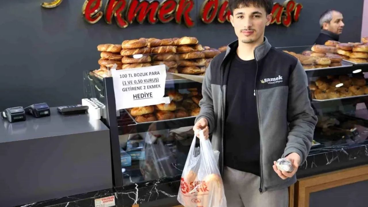 Sivas’ta İlginç Kampanya 100 TL Bozuk Para Getirene İki Ekmek Hediye