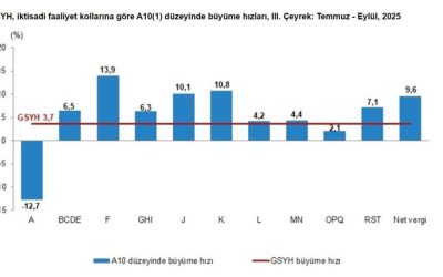 Türkiye Ekonomisi 3. Çeyrek Büyüme Verilerini Paylaştı