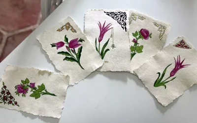 Edirnekari: Geleneksel el sanatı kağıtlara işleniyor