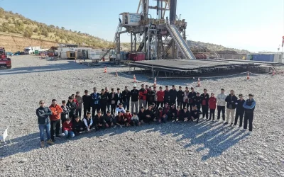 Silopi’deki Dader-1 sondaj sahası gençleri ağırladı