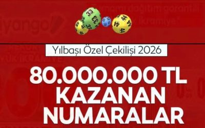 Milli Piyango Yılbaşı Çekiliş Sonuçları Açıklandı: Büyük İkramiye 800 Milyon TL!