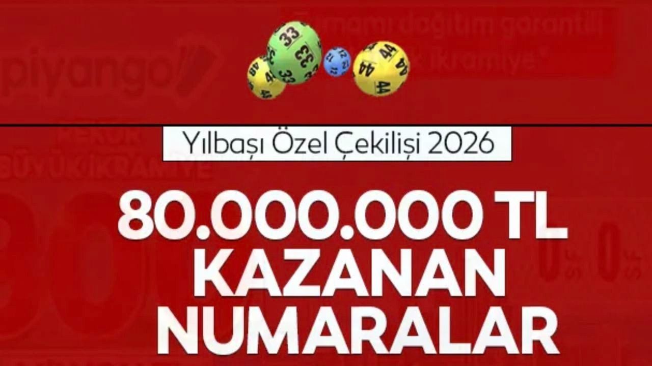 Milli Piyango Yılbaşı Çekiliş Sonuçları Açıklandı Büyük İkramiye 800 Milyon TL!